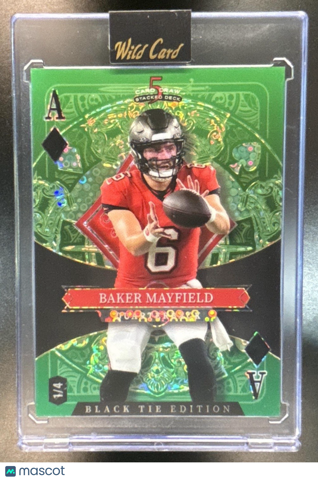 2026 Wild Card 5 Card Stacked Deck Black Tie Edition Baker Mayfield /4