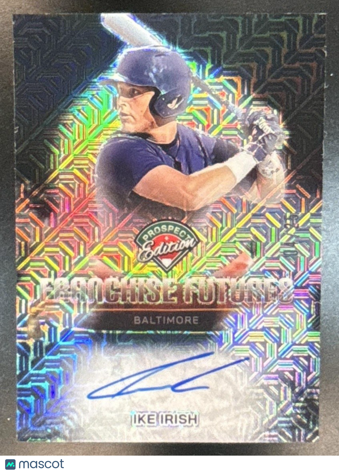 2025 Panini Prospect Edition Ike Irish Franchise Futures Mojo Auto /25 Orioles