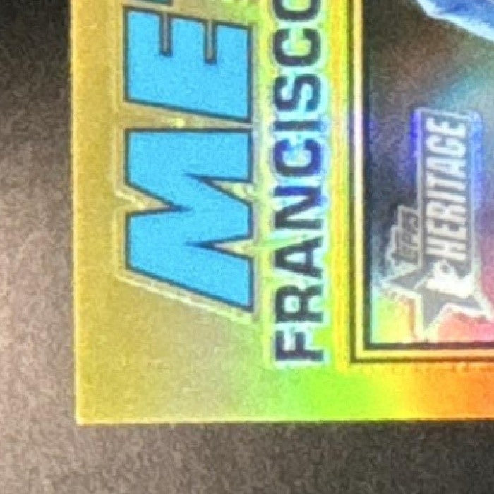 2026 Topps Heritage Francisco Lindor Chrome Gold Refractor /50 #146 Mets