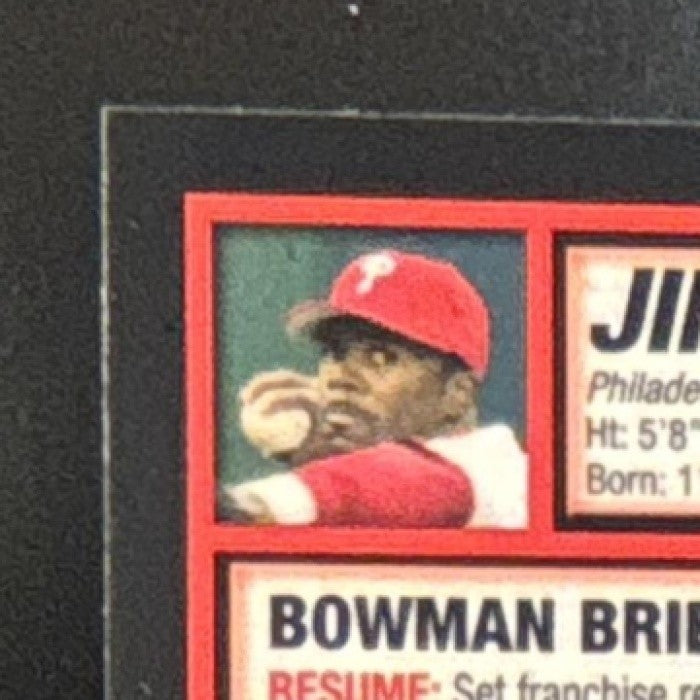 2007 Bowman Chrome Jimmy Rollins Refractor #170 Philadelphia Phillies