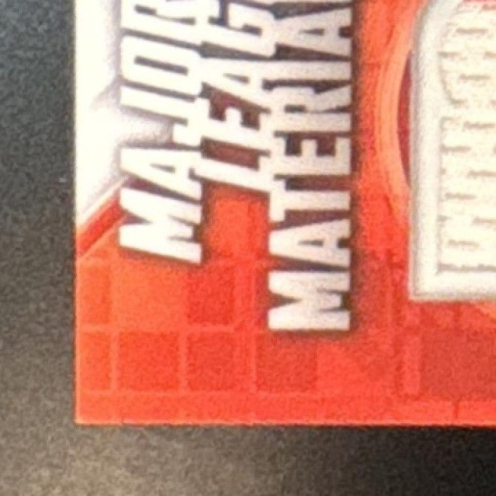 2021 Topps Update Alec Bohm Major League Material Relics MEM RC Phillies