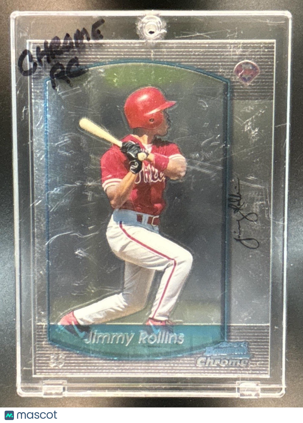 2000 Bowman Chrome Jimmy Rollins #215 Philadelphia Phillies