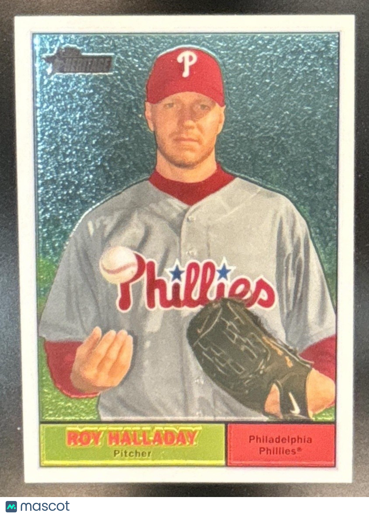 2010 Topps Heritage Roy Halladay Chrome /1961 #C76 Philadelphia Phillies