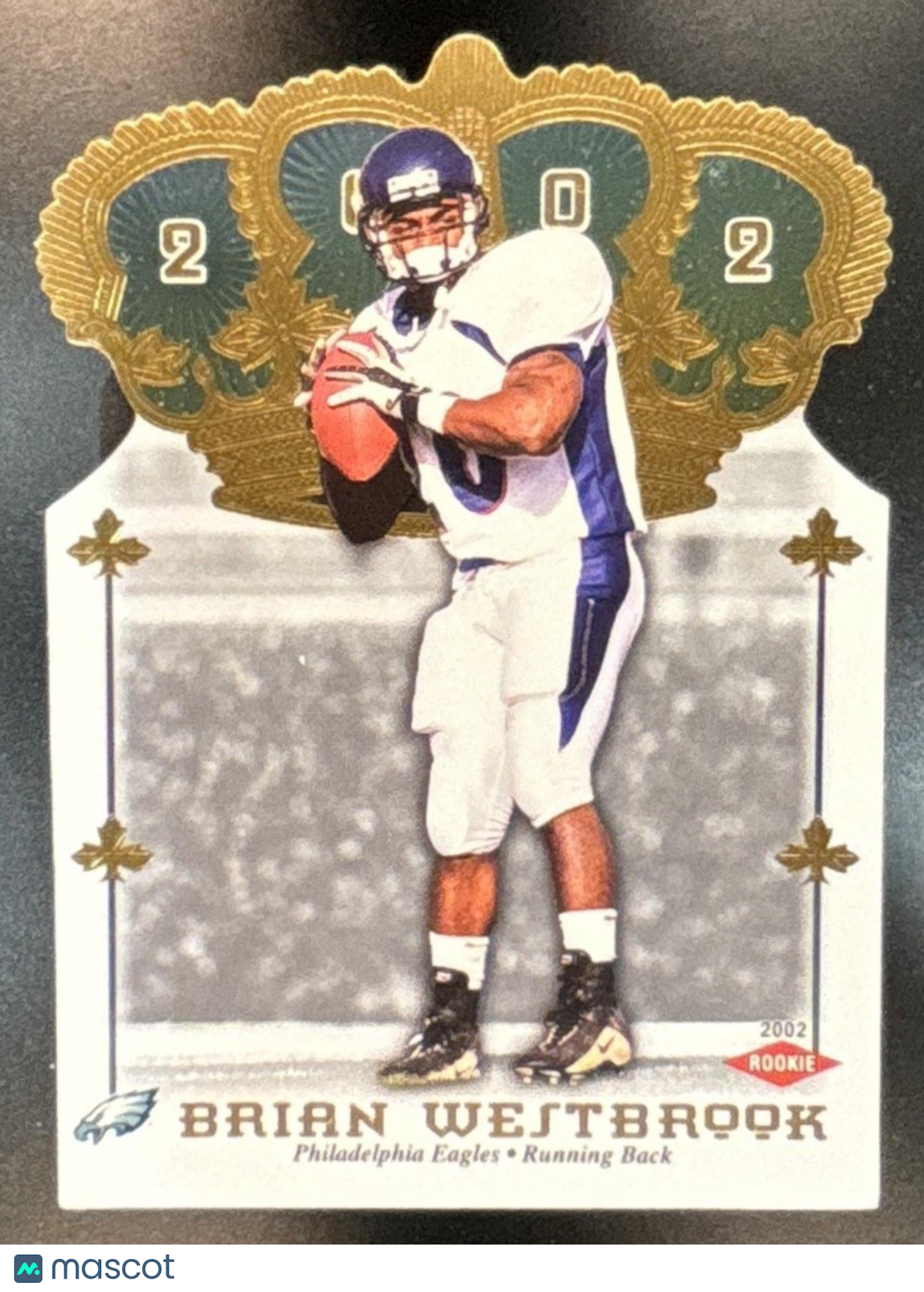 2002 Pacific Crown Royale Brian Westbrook #199 RC Philadelphia Eagles