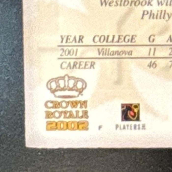 2002 Pacific Crown Royale Brian Westbrook #199 RC Philadelphia Eagles
