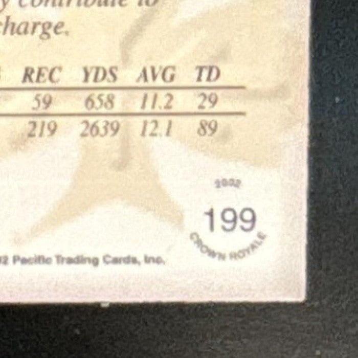 2002 Pacific Crown Royale Brian Westbrook #199 RC Philadelphia Eagles