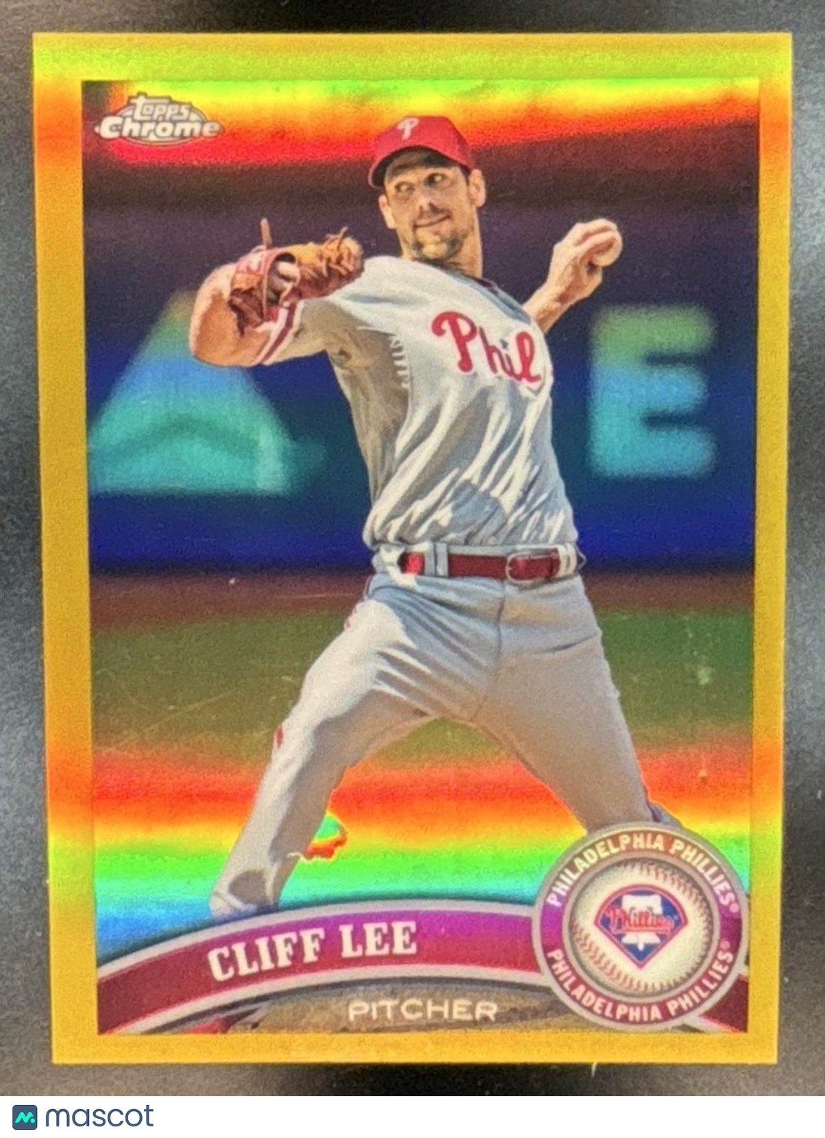 2011 Topps Chrome Cliff Lee Gold Refractor /50 #40 Philadelphia Phillie