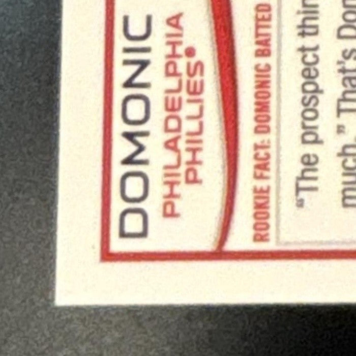2014 Topps Chrome Domonic Brown Gold Refractor /50 #153 Philadelphia Phillies