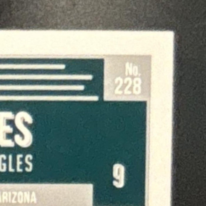 2018 Panini Donruss Nick Foles Press Proof Silver /100 #228 Philadelphia Eagles