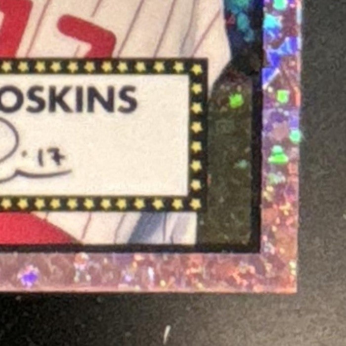 2021 Topps Chrome Platinum Anniversary Rhys Hoskins Rose Gold Mini Diamond 1/75