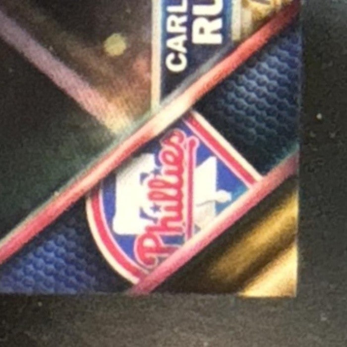 2016 Topps Chrome Carlos Ruiz Gold Refractor /50 #71 Philadelphia Phillies