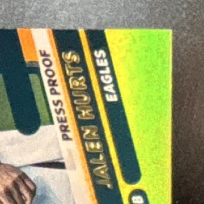 2021 Panini Donruss Jalen Hurts Press Proof Premium #108b Philadelphia Eagles