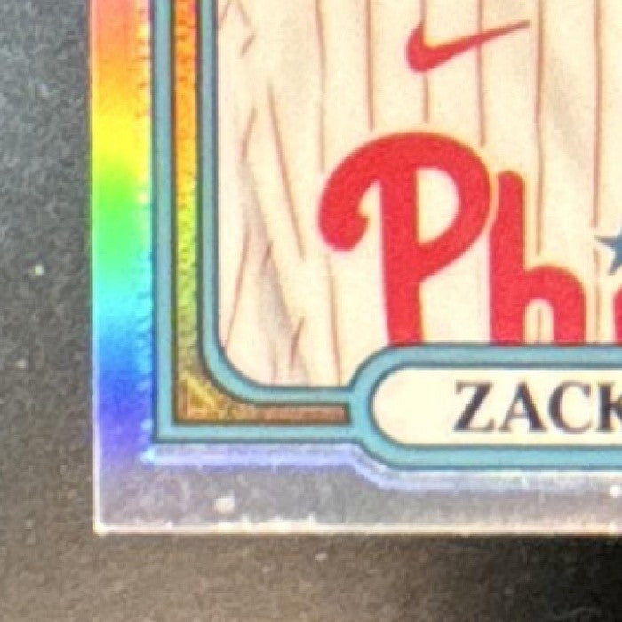 2021 Topps Heritage Zack Wheeler Chrome Refractor /572 #355 Phillies