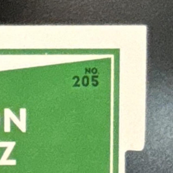 2020 Panini Donruss Carson Wentz Press Proof Die Cut Gold /75 #205b Eagles