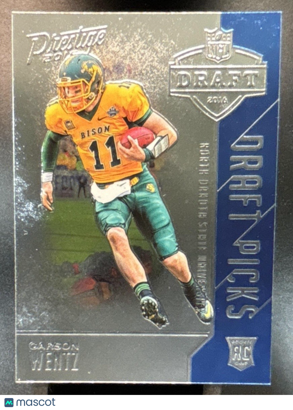 2016 Panini Prestige Carson Wentz Draft Picks RC
