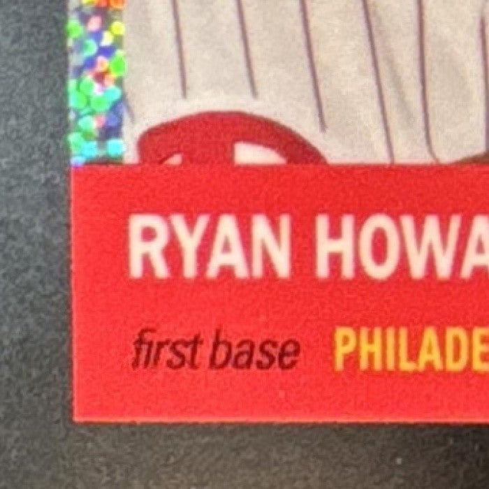 2022 Topps Chrome Platinum Anniversary Ryan Howard Speckle /150 #462 Phillies