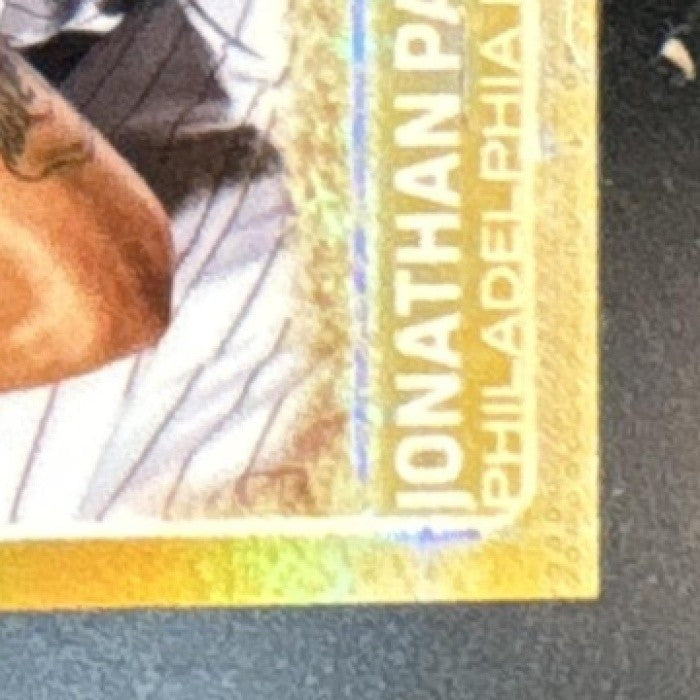 2015 Topps Chrome Jonathan Papelbon Gold Refractor /50 #147 Phillies