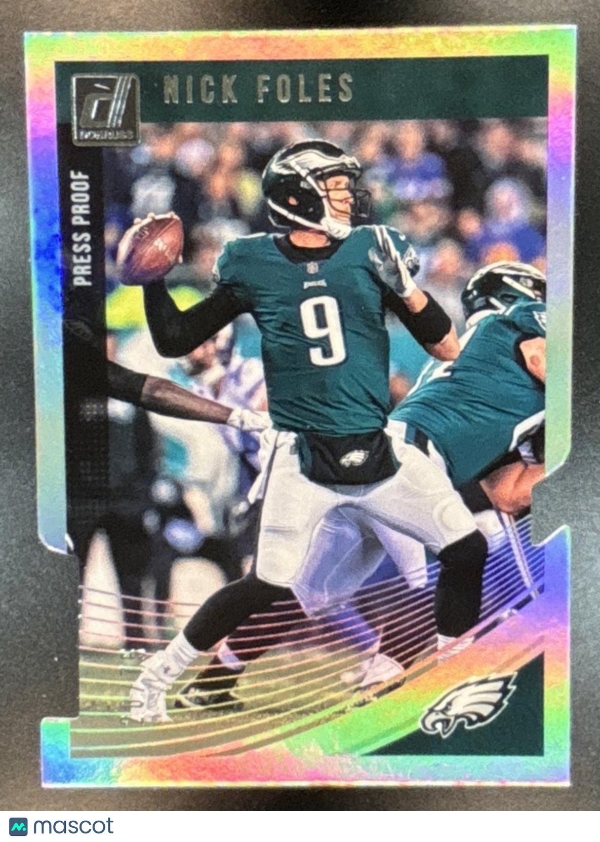2018 Panini Donruss Nick Foles Press Proof Silver Die Cut /75 #228 Eagles