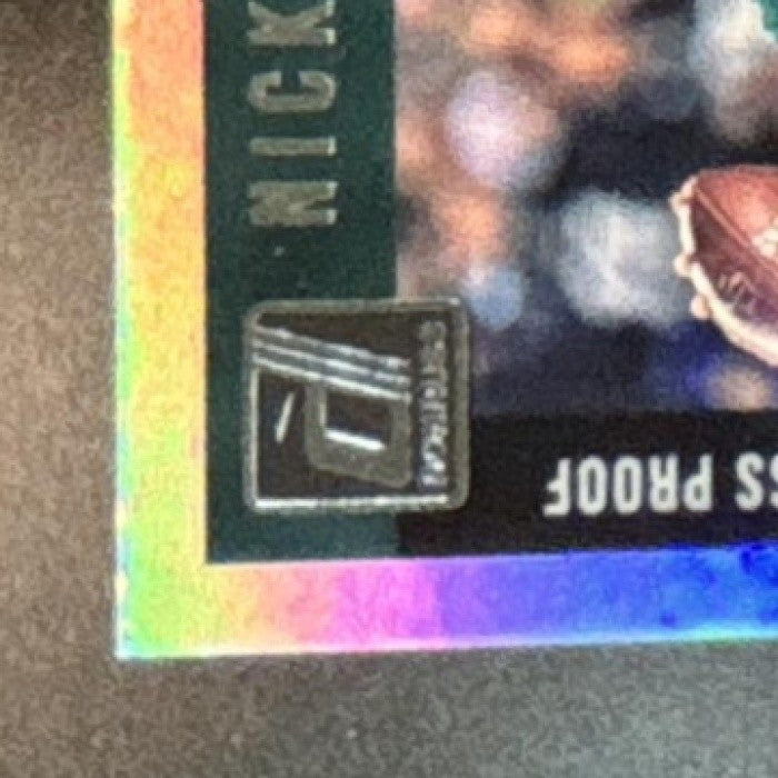 2018 Panini Donruss Nick Foles Press Proof Silver Die Cut /75 #228 Eagles