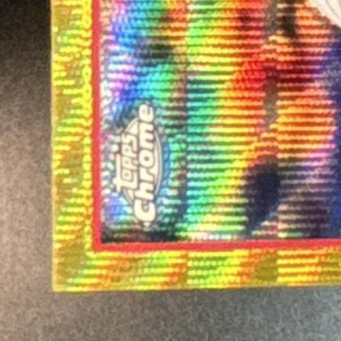2023 Topps Chrome Rhys Hoskins Gold Wave Refractor 50/50 Philadelphia Phillies