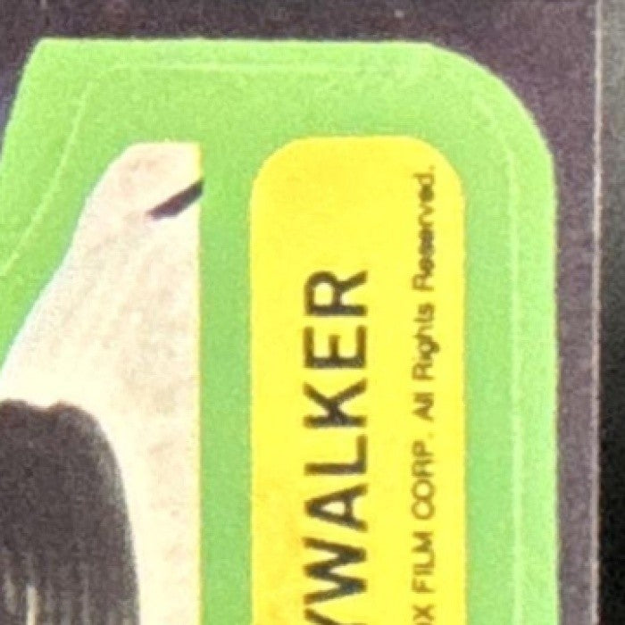 1977 Topps Star War Luke Skywalker Stickers #1