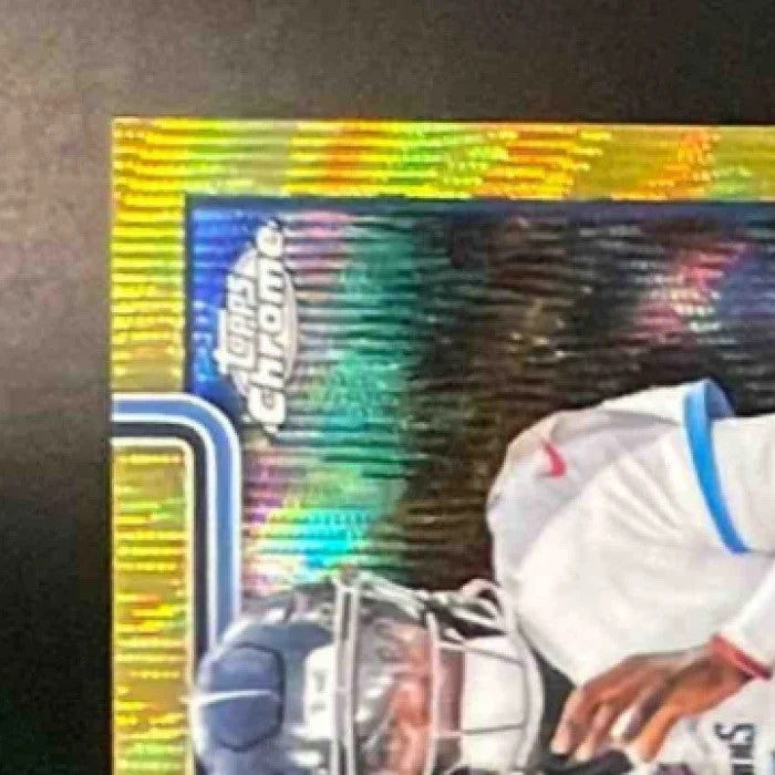 2025 Topps Chrome Cam Ward #RA-CWA Rookie Auto Gold Wave Refractor /50 RC Titans