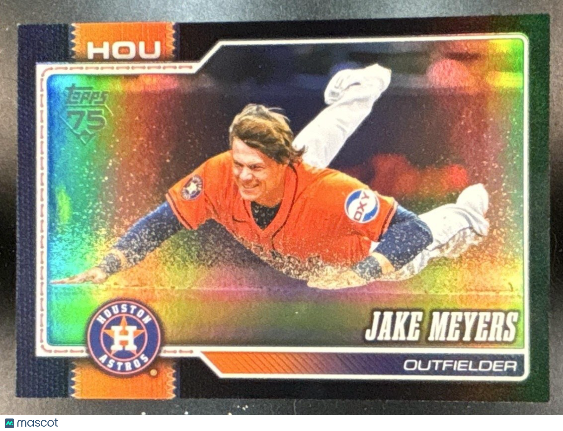 2026 Topps Series 2 Jake Meyers All-Star Game Black Foil 10/10 #575 Astros