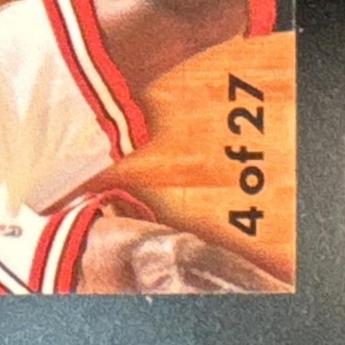 1995-96 Fleer Michael Jordan Flair Hardwood Leader #4 Chicago Bulls