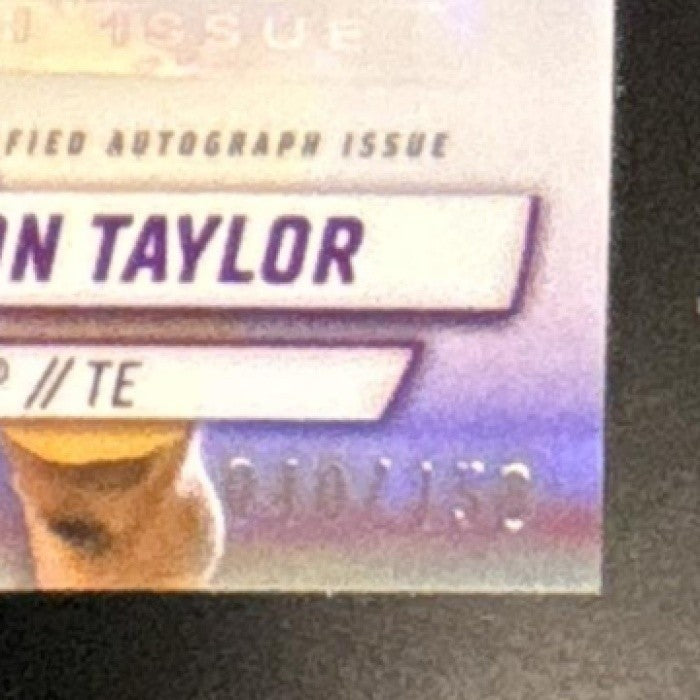 2024 Bowman Chrome University Mason Taylor Prospect Auto Fuchsia /150 LSU Tigers