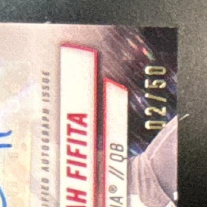2024 Bowman Chrome University Noah Fifita Prospect Auto Gold Shimmer /50 Wildcat