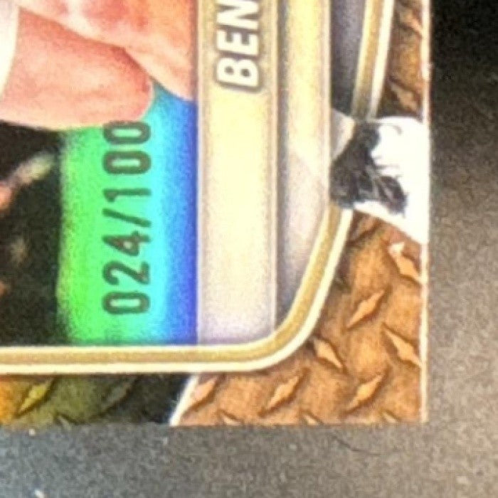 2025-26 Bowman Bennett Stirtz Chrome Steel Metal /100 #BCP-90 1st Prospect Iowa