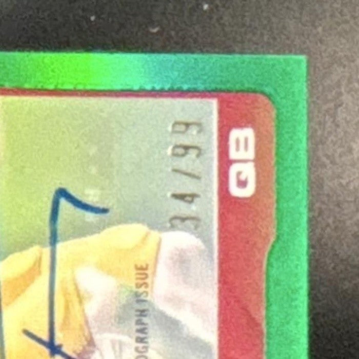 2025 Topps Chrome Brock Purdy Auto Green /99 #BA-BP San Francisco 49ers