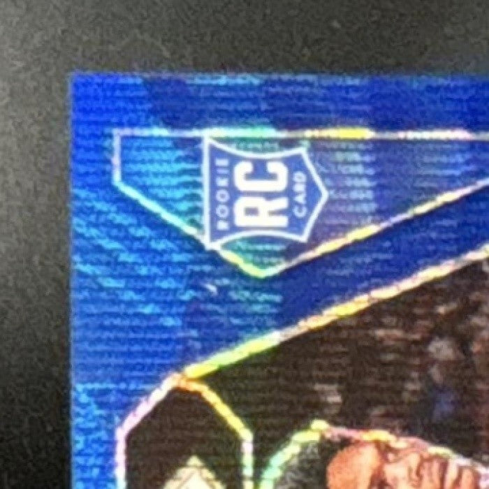 2023-24 Prizm Ausar Thompson Rookie Signatures Blue Wave Auto RC Pistons