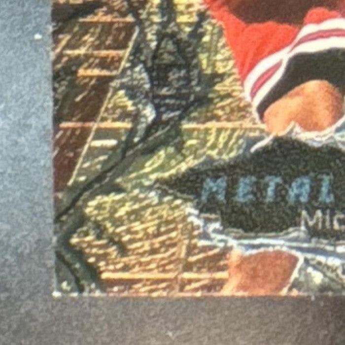 1996 Skybox Metal Michael Jordan #241 Metal Shredders Chicago Bulls