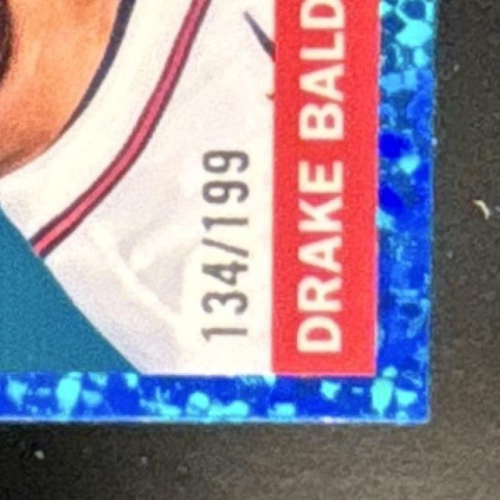 2025 Topps Chrome Platinum Anniversary Drake Baldwin Blue Mini-Diamond /199 RC