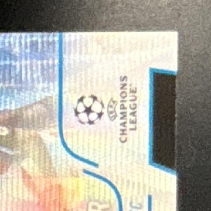 2021 Topps Stadium Club Chrome UEFA Champions League Cole Palmer Auto Blue /75