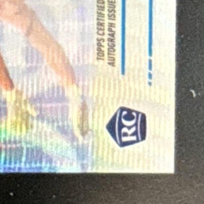 2021 Topps Stadium Club Chrome UEFA Champions League Cole Palmer Auto Blue /75