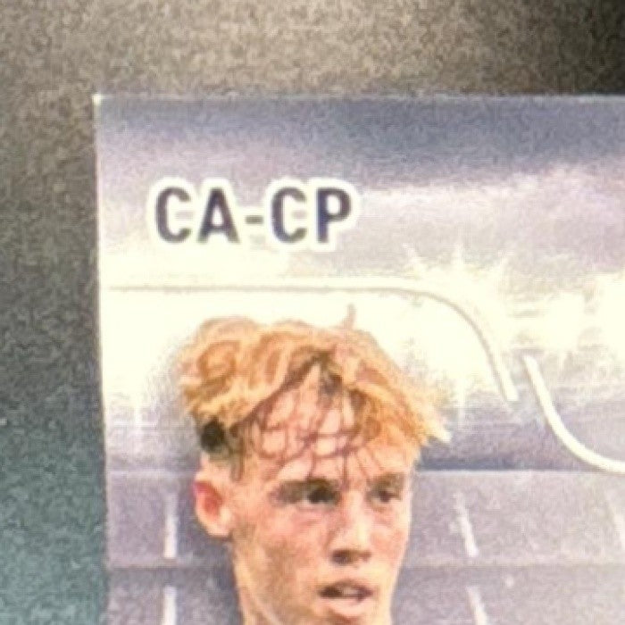2021 Topps Stadium Club Chrome UEFA Champions League Cole Palmer Auto Blue /75