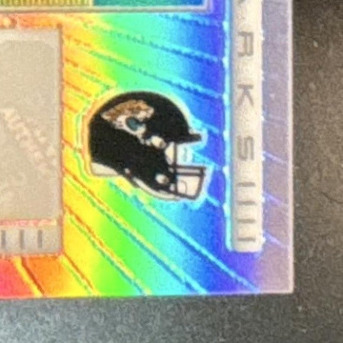 2025 Donruss Optic Travis Hunter Hash Mark Auto Holo Prizm RC Jaguars