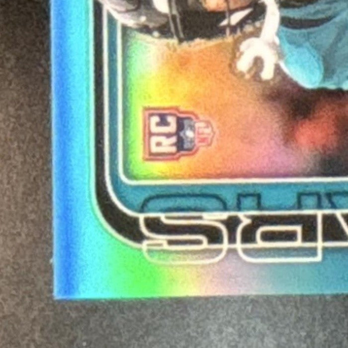 2025 Topps Chrome Bhayshul Tuten Auto Teal Refractor /299 RC Jaguars