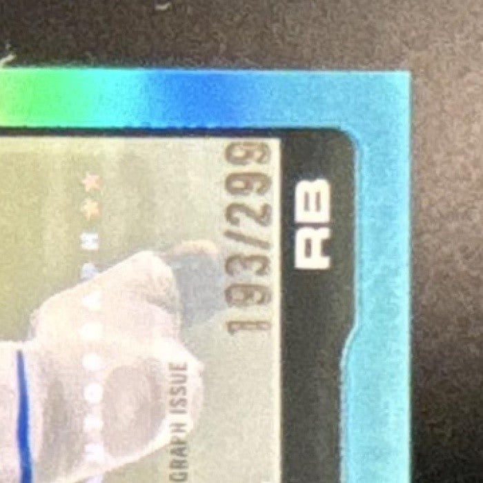 2025 Topps Chrome Bhayshul Tuten Auto Teal Refractor /299 RC Jaguars
