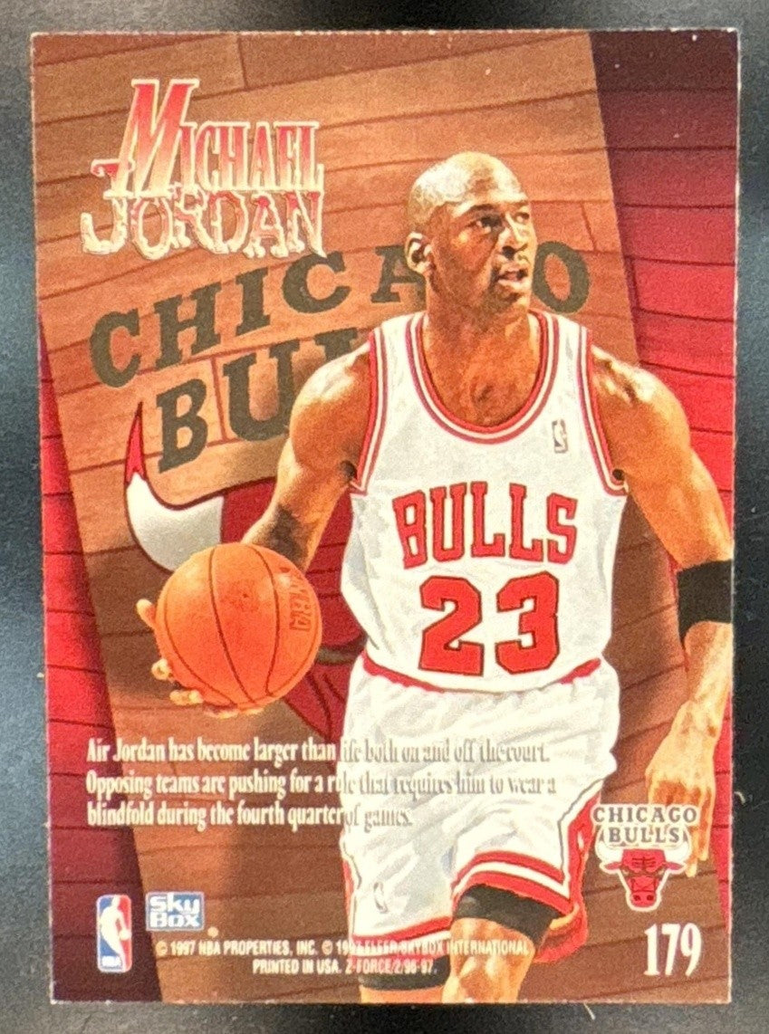 1996-97 Skybox Z-Force Michael Jordan #179 Chicago Bulls