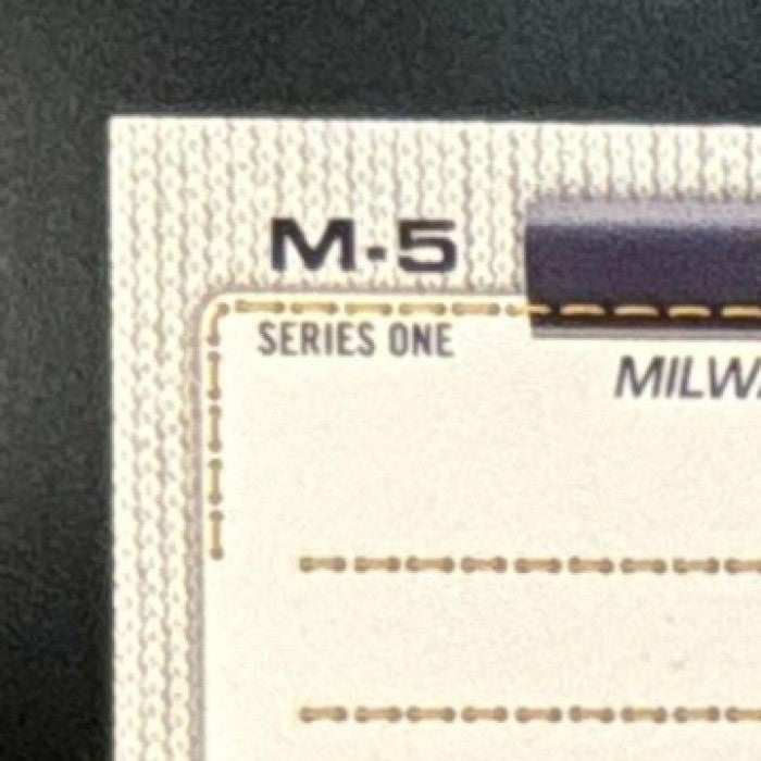 2026 Topps Series 1 Bernie Brewer Mascots Auto Gold /50 #M-5 Milwaukee Brewers