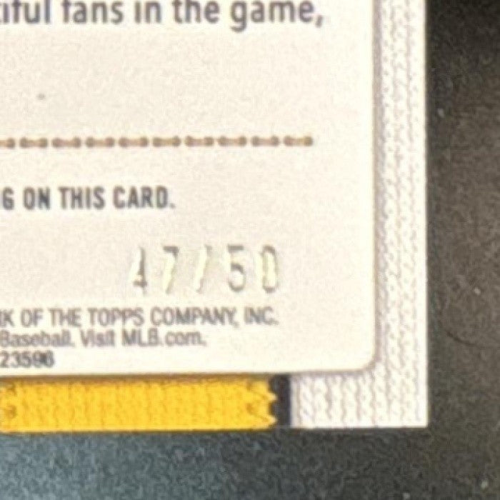 2026 Topps Series 1 Bernie Brewer Mascots Auto Gold /50 #M-5 Milwaukee Brewers