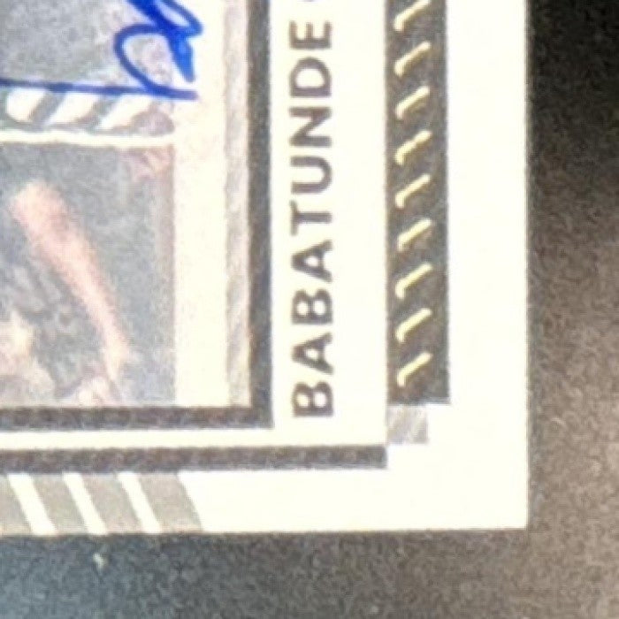 2025-26 Panini Donruss Babatunde Oladotun Auto /99 #68 RC