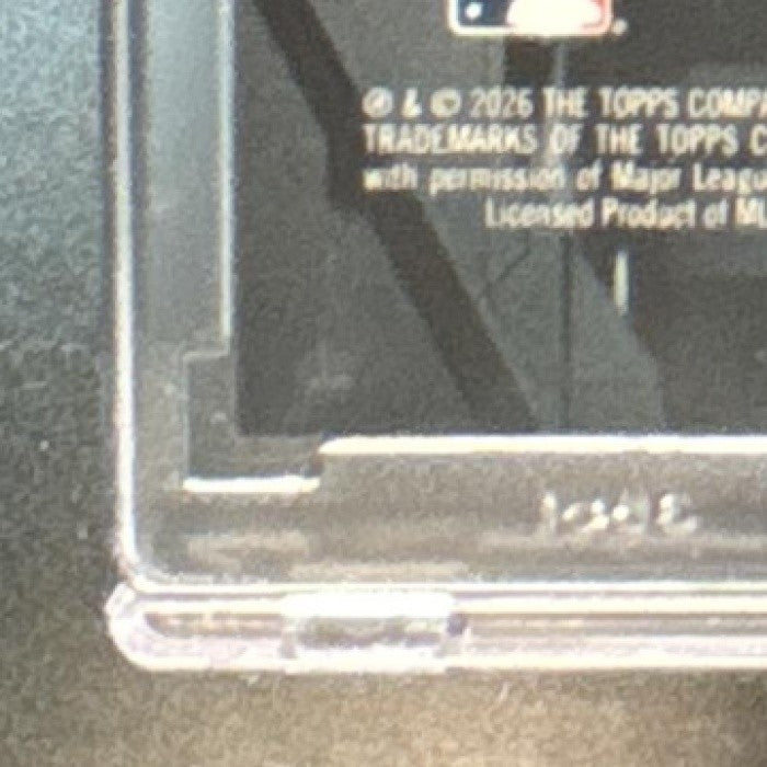 2026 Topps Chrome Black Didier Fuentes Auto #CBA-DF Atlanta Braves