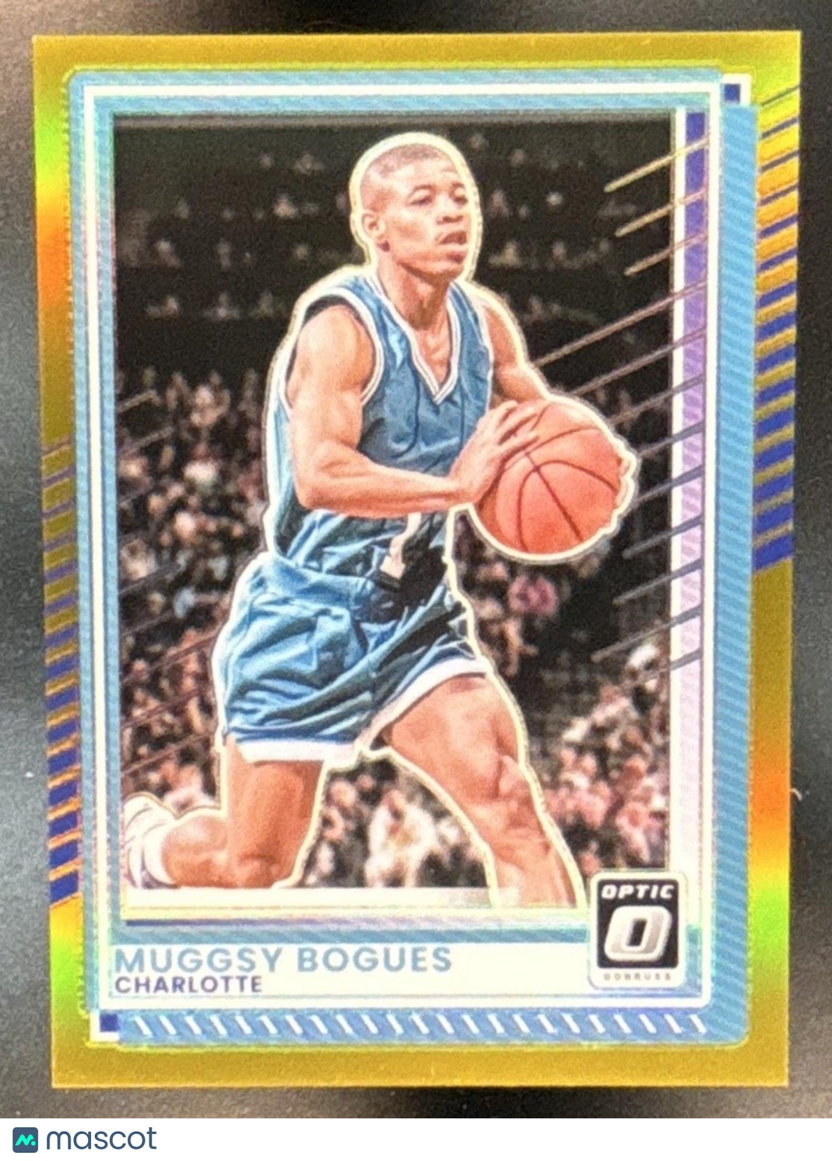 2025-26 Panini Donruss Muggsy Bogues Optic Gold /10 #186 Charlotte Hornets