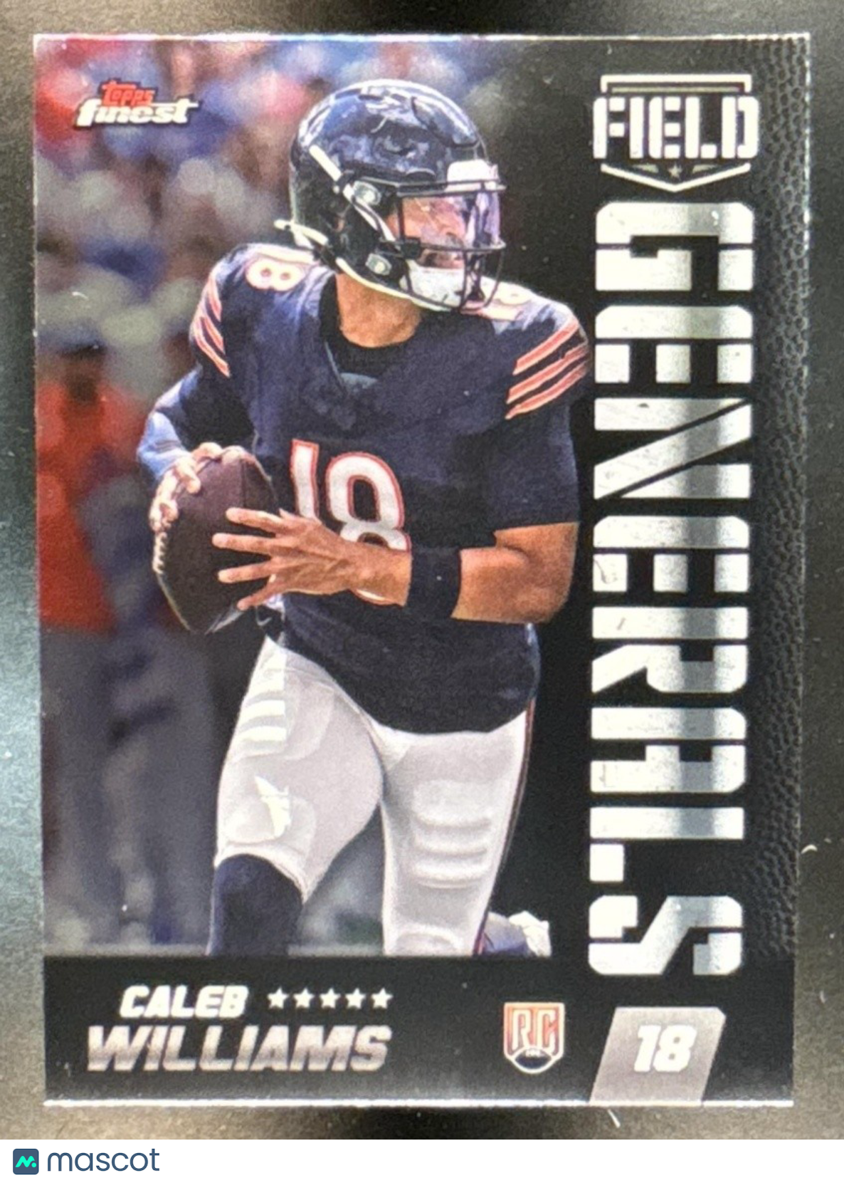 2024 Topps Finest Caleb Williams Field Generals #FG-19 RC Chicago Bears