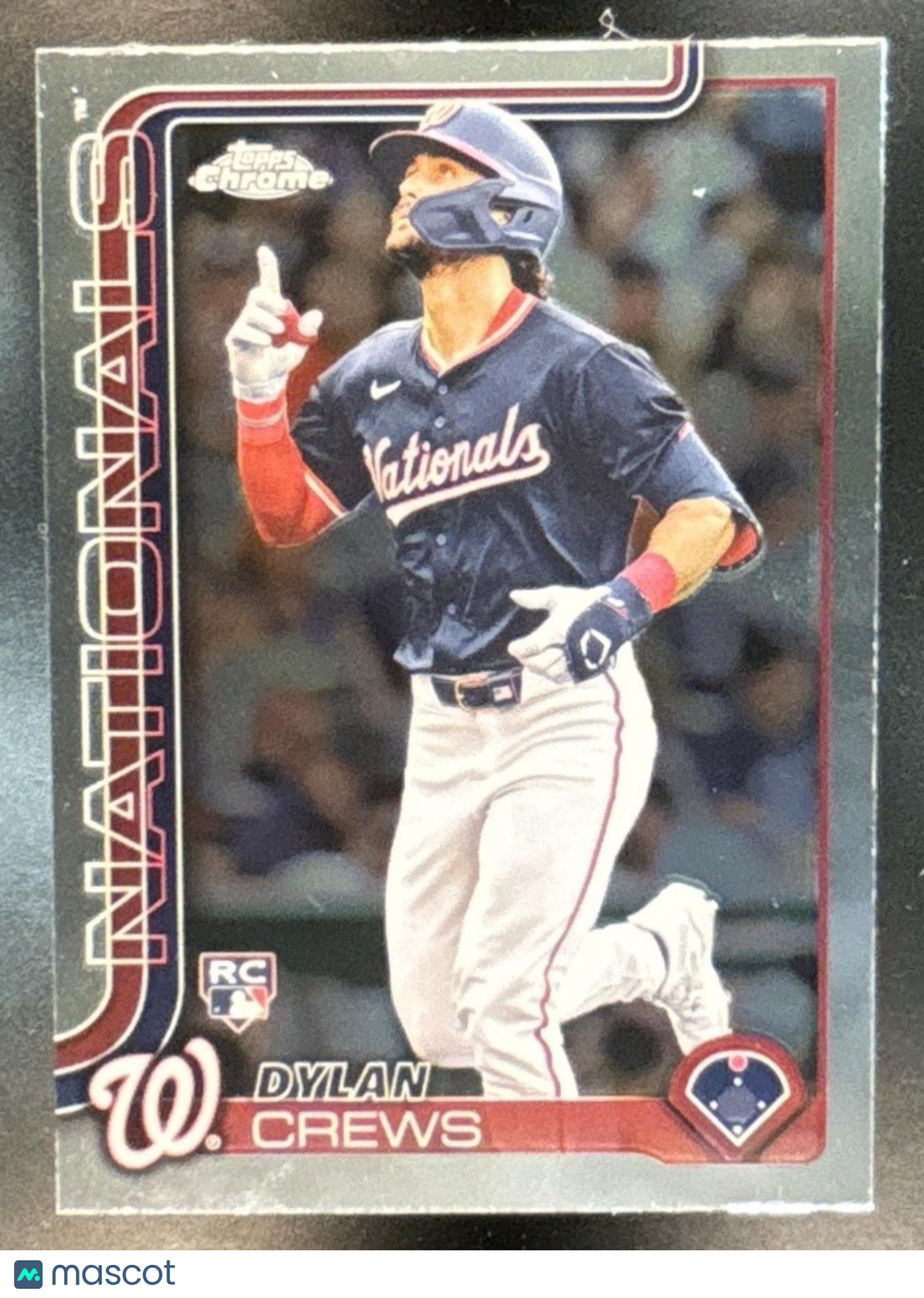 2025 Topps Chrome Dylan Crews #146 RC Washington Nationals