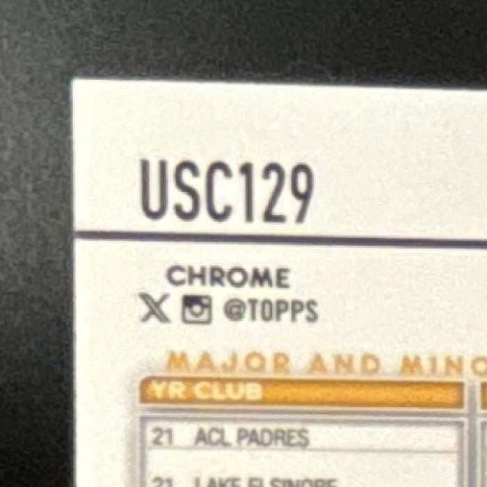 2024 Topps Chrome Update Alek Jacob Green RayWave /99 #USC129 RC Padres